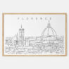 Framed Florence Italy Art print - Landscape - Main