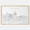 Framed Fresno Art print - Landscape - Main