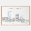 Framed Grand rapids Art print - Landscape - Main