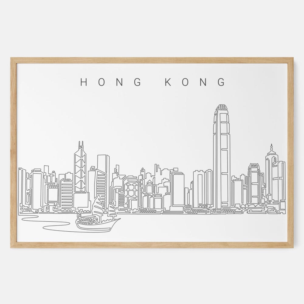 Framed Hong Kong Art print - Landscape - Main