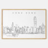 Framed Hong Kong Art print - Landscape - Main