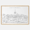 Framed Istanbul Art print - Landscape - Main