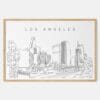 Framed Los Angeles Art print - Landscape - Main