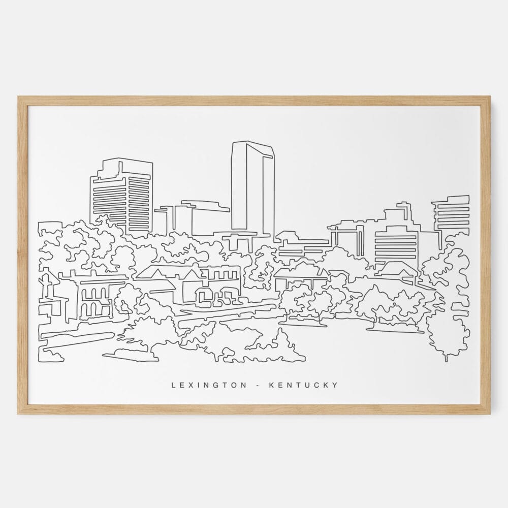 Framed Lexington Art print - Landscape - Main