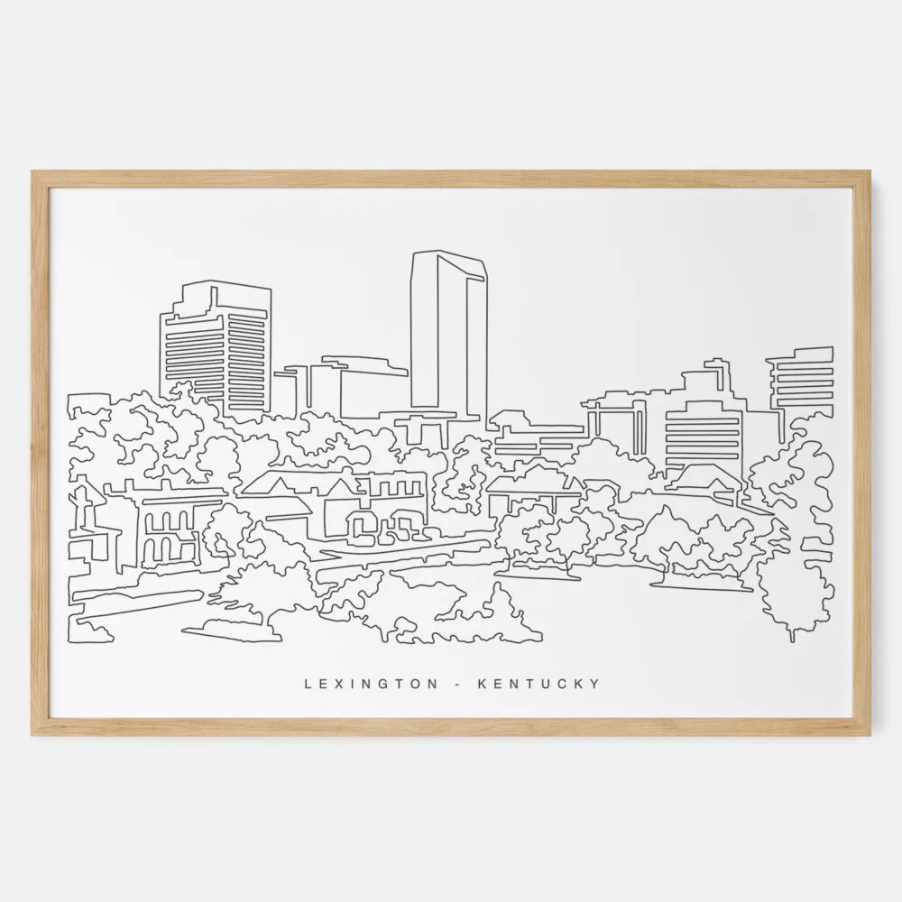 Framed Lexington Art print - Landscape - Main