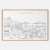 Framed Lisbon Art print - Landscape - Main