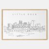 Framed Little Rock Art print - Landscape - Main