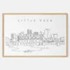 Framed Little Rock Art print - Landscape - Main
