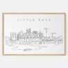 Framed Little Rock Art print - Landscape - Main