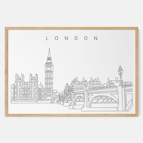 London Skyline Art Print