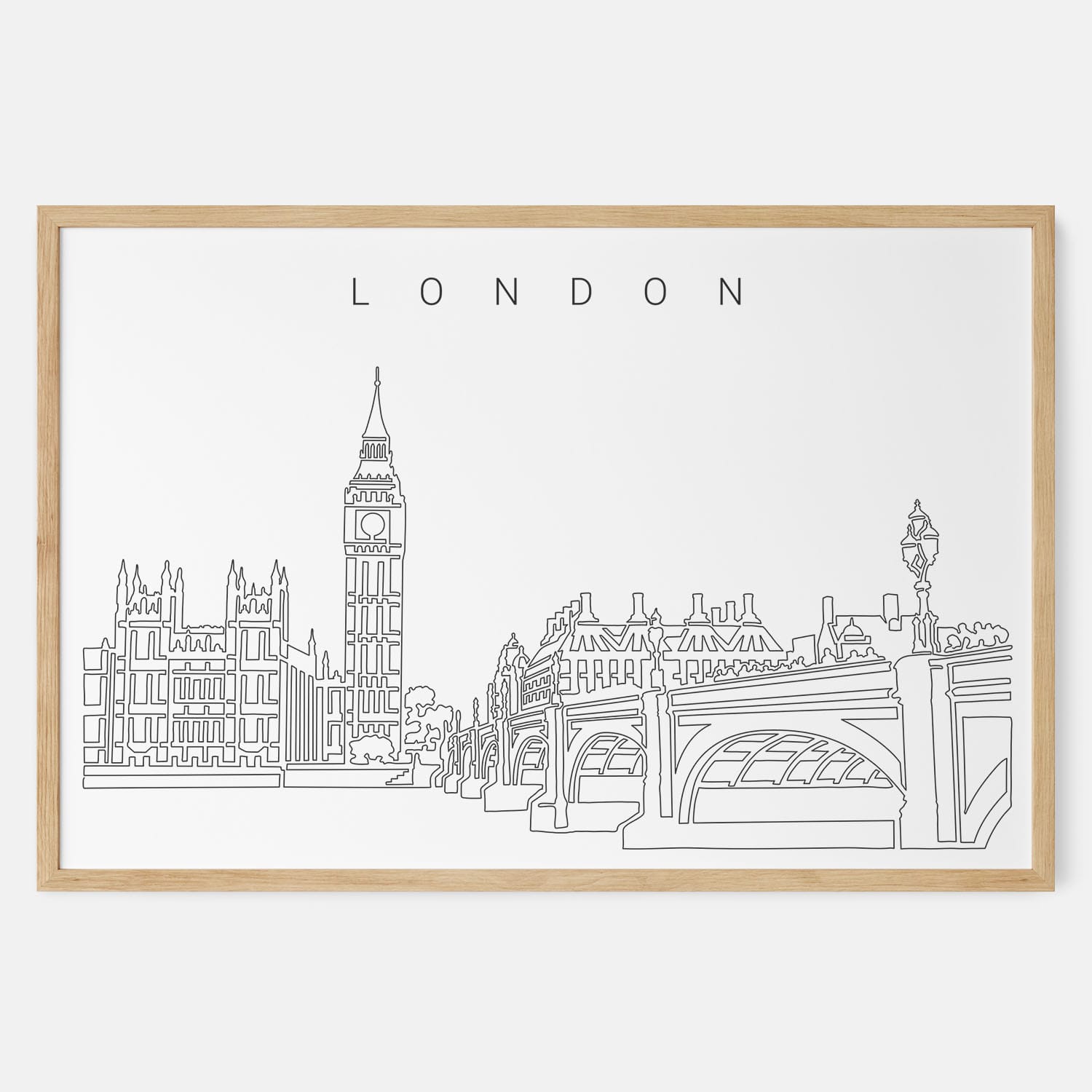 London Skyline Art Print