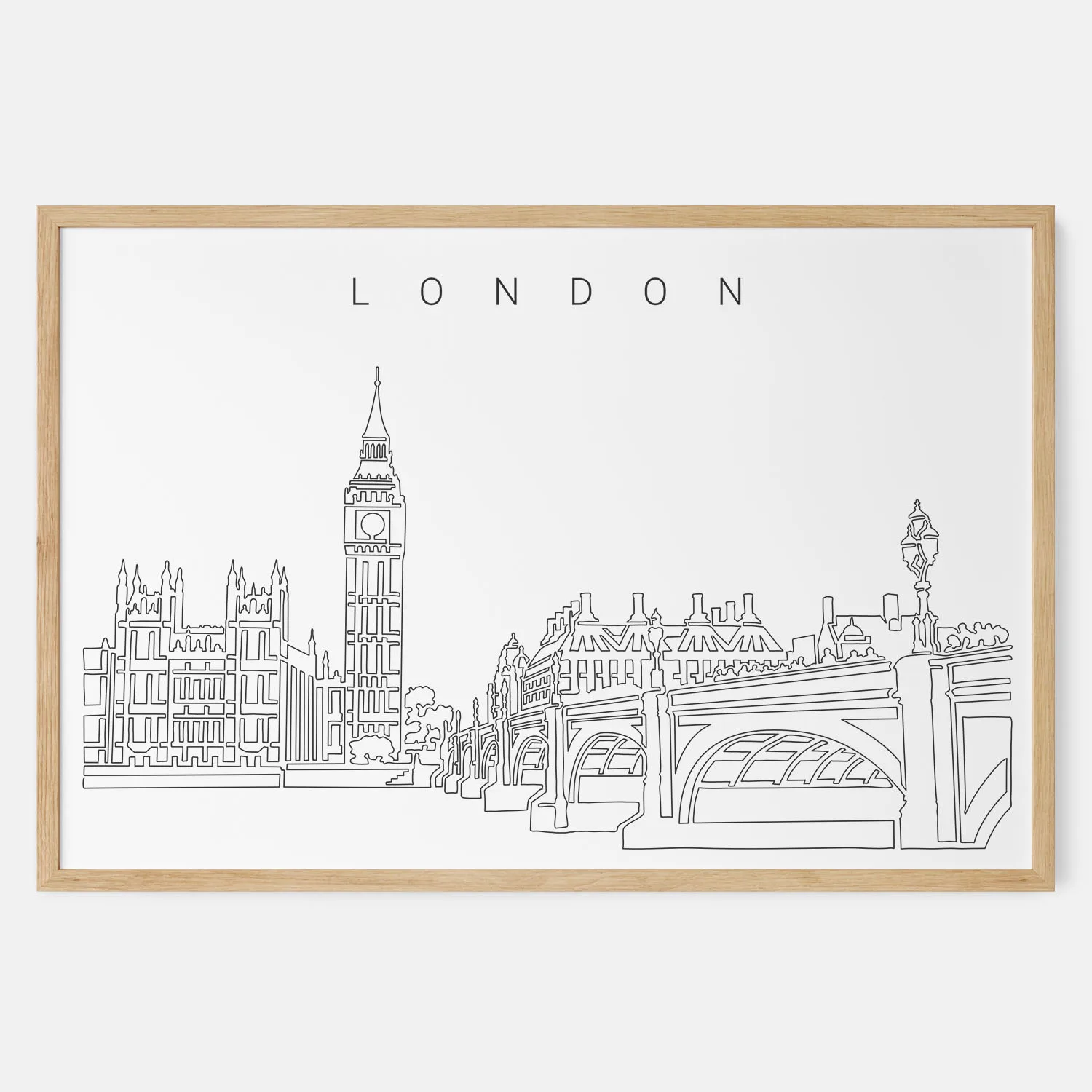 London Skyline Art Print