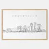 Framed Louisville Art print - Landscape - Main