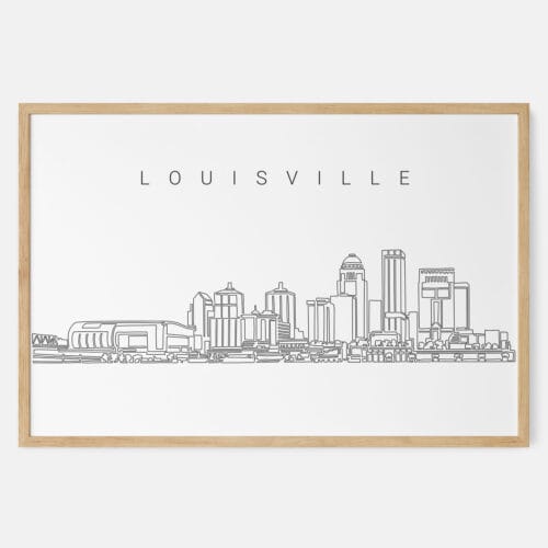 Louisville Skyline Art Print