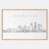 Framed Louisville Art print - Landscape - Main