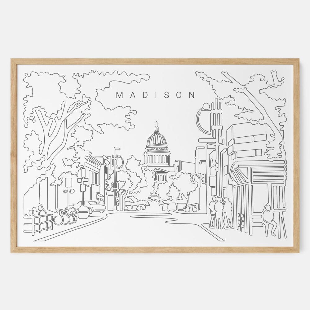 Framed Madison Art print - Landscape - Main