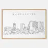 Framed Manchester Art print - Landscape - Main