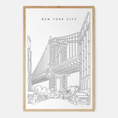 Manhattan Bridge Art Print
