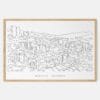 Framed Medellin Colombia Art print - Landscape - Main