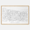 Framed Medellin Colombia Art print - Landscape - Main