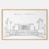 Framed Mesa temple Art print - Landscape - Main