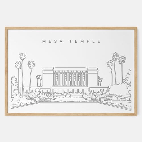 Mesa Temple Art Print