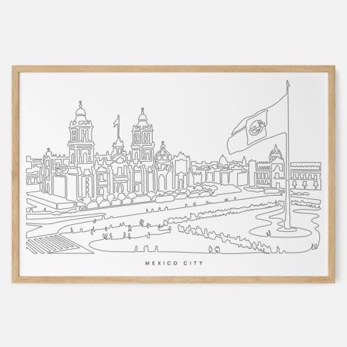 Mexico City Art Print