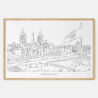 Framed Mexico City Art print - Landscape - Main