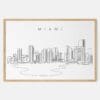 Framed Miami Art print - Landscape - Main