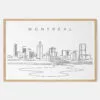 Framed Montreal Art print - Landscape - Main
