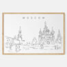 Framed Moscow Art print - Landscape - Main