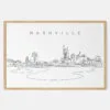 Framed Nashville Art print - Landscape - Main