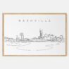 Framed Nashville Art print - Landscape - Main
