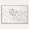 Framed Neuschwanstein Art print - Landscape - Main