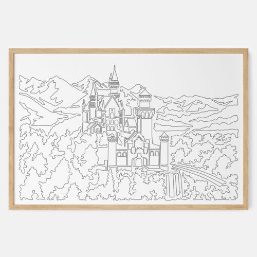 Neuschwanstein Castle Art Print
