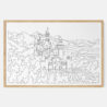 Framed Neuschwanstein Art print - Landscape - Main