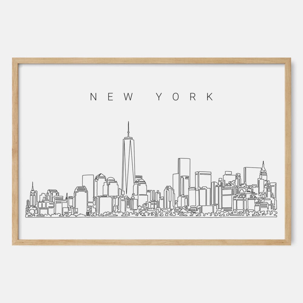 Framed New York City Art print - Landscape - Main