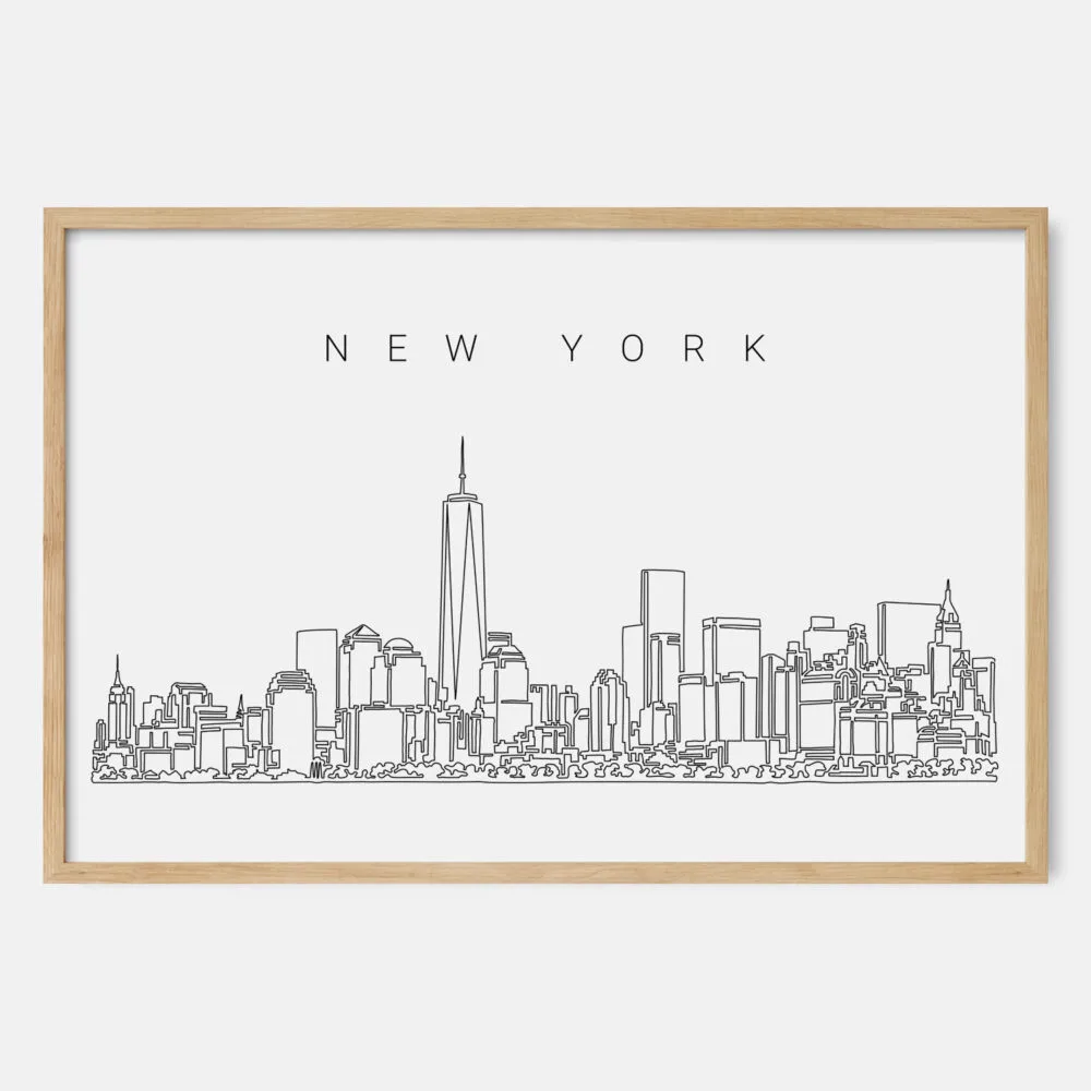 Framed New York City Art print - Landscape - Main