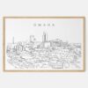 Framed Omaha Art print - Landscape - Main