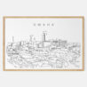 Framed Omaha Art print - Landscape - Main