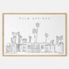 Framed Palm Springs Art print - Landscape - Main