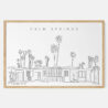 Framed Palm Springs Art print - Landscape - Main