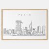 Framed Perth Art print - Landscape - Main