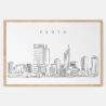 Framed Perth Art print - Landscape - Main