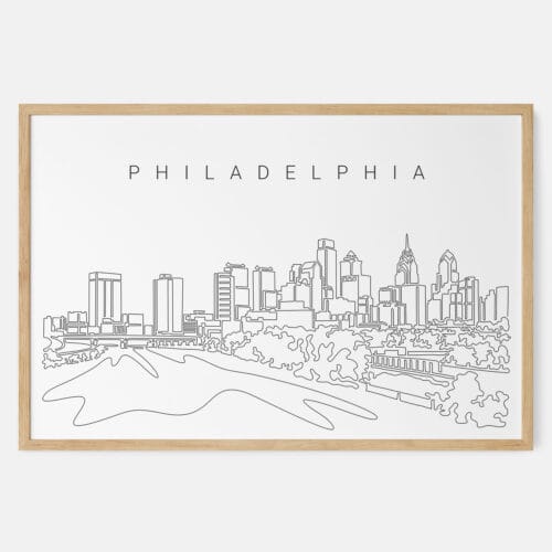 Philadelphia Skyline Art Print