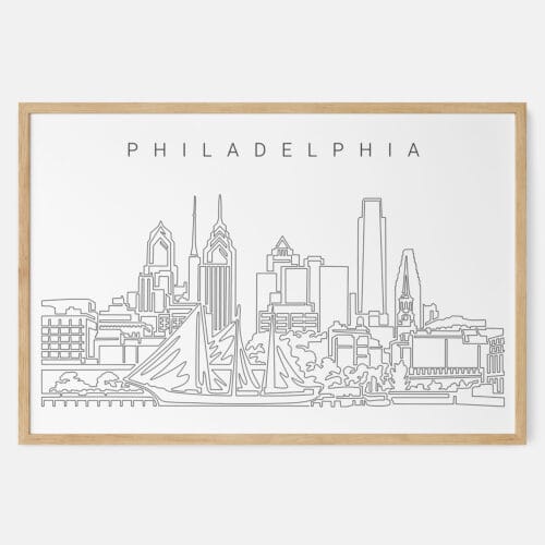 Philadelphia Skyline Art Print