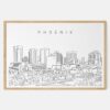Framed Phoenix Art print - Landscape - Main