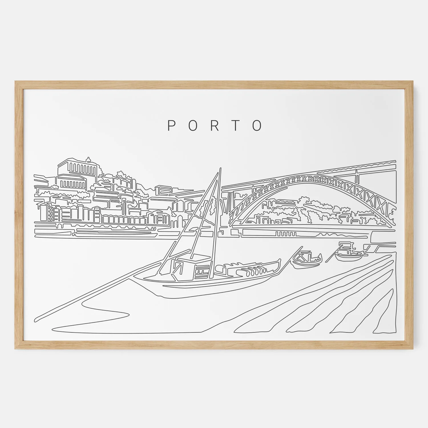 Porto Dom Luís I Bridge Art Print
