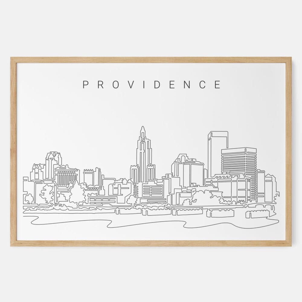 Framed Providence Art print - Landscape - Main
