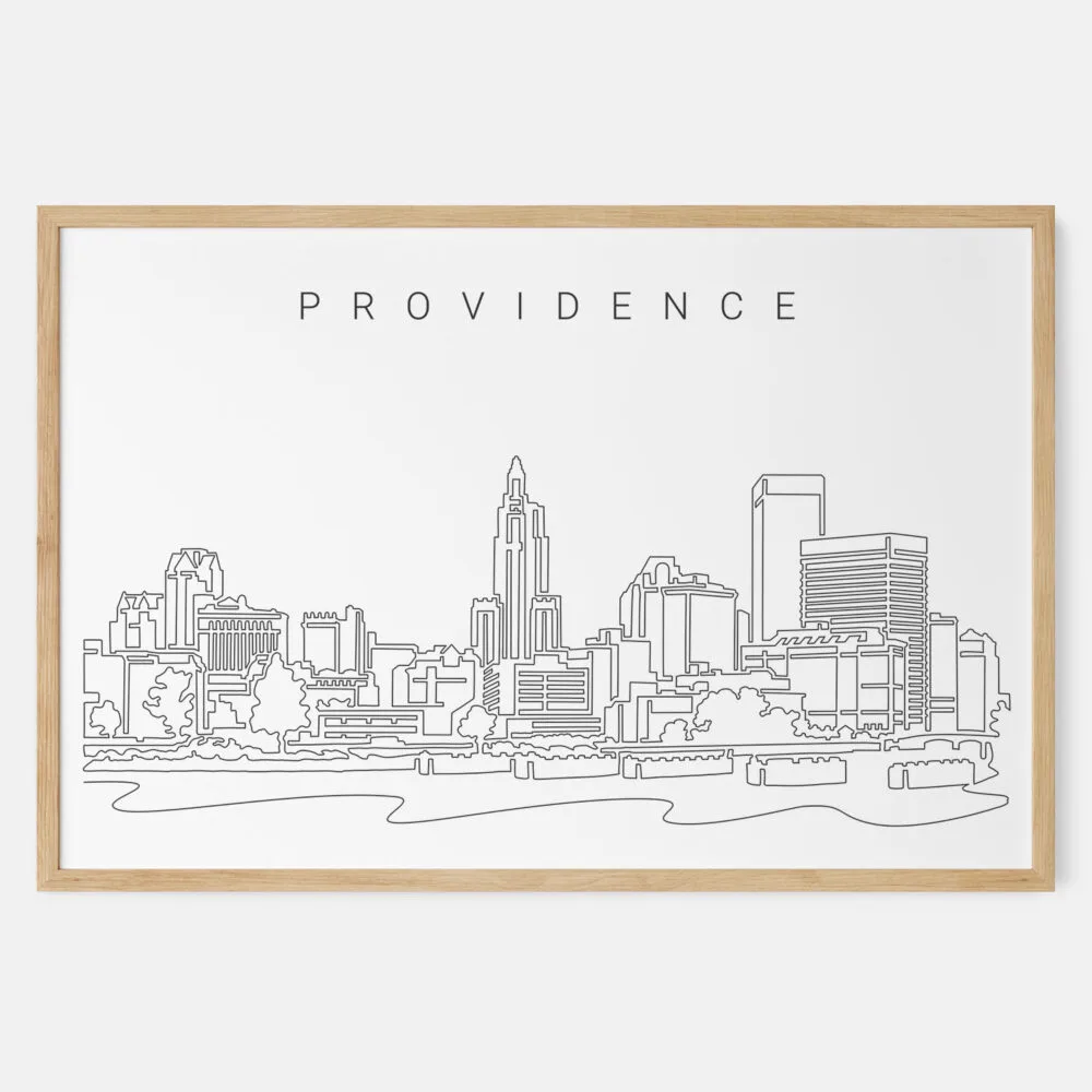 Framed Providence Art print - Landscape - Main Framed Providence Art print - Landscape - Main